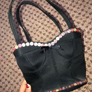 Sonoma Black Corset Purse